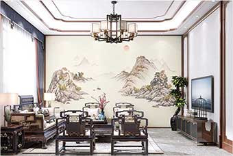 台州森佰汇航空纤维墙咔（巴山蜀水）