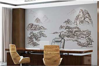 台州森佰汇航空纤维墙咔（山水之间）