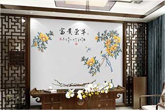 台州森佰汇航空纤维墙咔(富贵荣华)