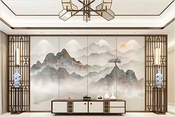 台州森佰汇航空纤维（山水画系列）